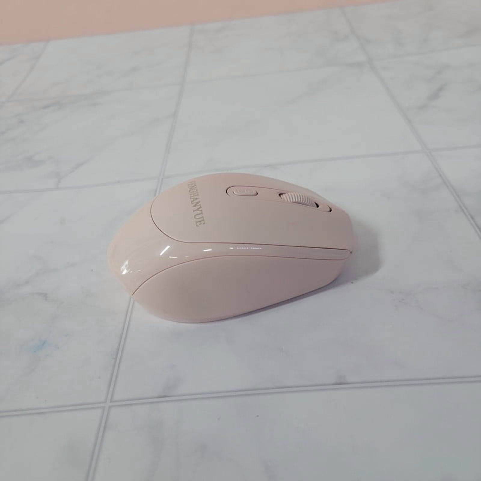 FENGHANYUE Computer peripheral devices Pink Bluetooth Mouse: Silent, Ergonomic, and Rechargeable