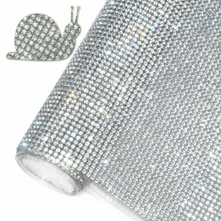 Self-Adhesive, Silver & Nickel Crystal Rhinestone Sheet for Home Decor,  Arts and Crafts, Bling Accessories, Bling Wrap, Cool Embellishment