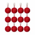 thumbnail image 1 of Hearth & Gear 12 Pcs Furry Soft For & Party Red & Stained Glass Pictures for Windows Stained Glass Window Hangings Kitchen Wire Glass Vase String .25 Curtain Rod Miniature Eggs 12 Days of Christmas, 1 of 3