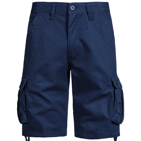 Dagugfen Shorts Cargo pour Hommes Été Longueur Genou à Boutons Amples Shorts de Course en Plein Air avec Poches