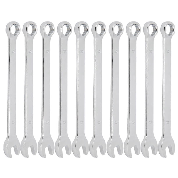10pcs 8mm Ratcheting Wrench Set Chrome Tangsten Steel Spanner Car Repair Hand Tool