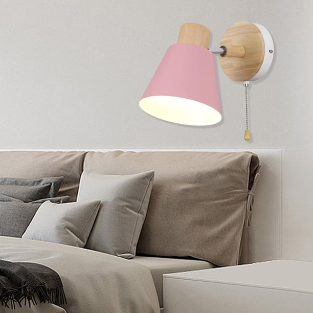 Aplique de lámpara de pared Simple moderno Rosado Fernando Aplique de la pared