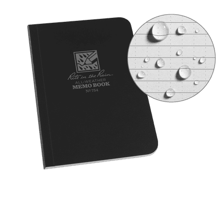 Rite in the Rain Weatherproof Soft Cover Pocket Notebook, 3.5