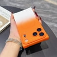thumbnail image 2 of TECH CIRCLE for iPhone 16 Pro Max Magnetic Cute Gradient Color Case, Luxury Soft Liquid Silicone Case Compatible with MagSafe Anti-Scratch Anti-Drop Shockproof Full Camera Protector Cover,Orange, 2 of 10
