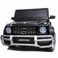 thumbnail image 4 of VOLTZ TOYS 24V 2-Seater 4WD Ride on Car for Kids, Mercedes-Benz AMG G63 with Remote, LED Lighting, Leather Seats, EVA Tires ans MP3 with Bluetooth, Licensed Model (Black), 4 of 7