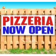 thumbnail image 1 of Pizzeria Now Open 13 oz Vinyl Banner With Metal Grommets, 1 of 4