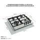 thumbnail image 4 of FLINE | Combo parrilla de gas y Campana Acero Inoxidable | 60 cm| 4 quemadores| acero inoxidable | 3 velocidades | LU4TA60, 4 of 5