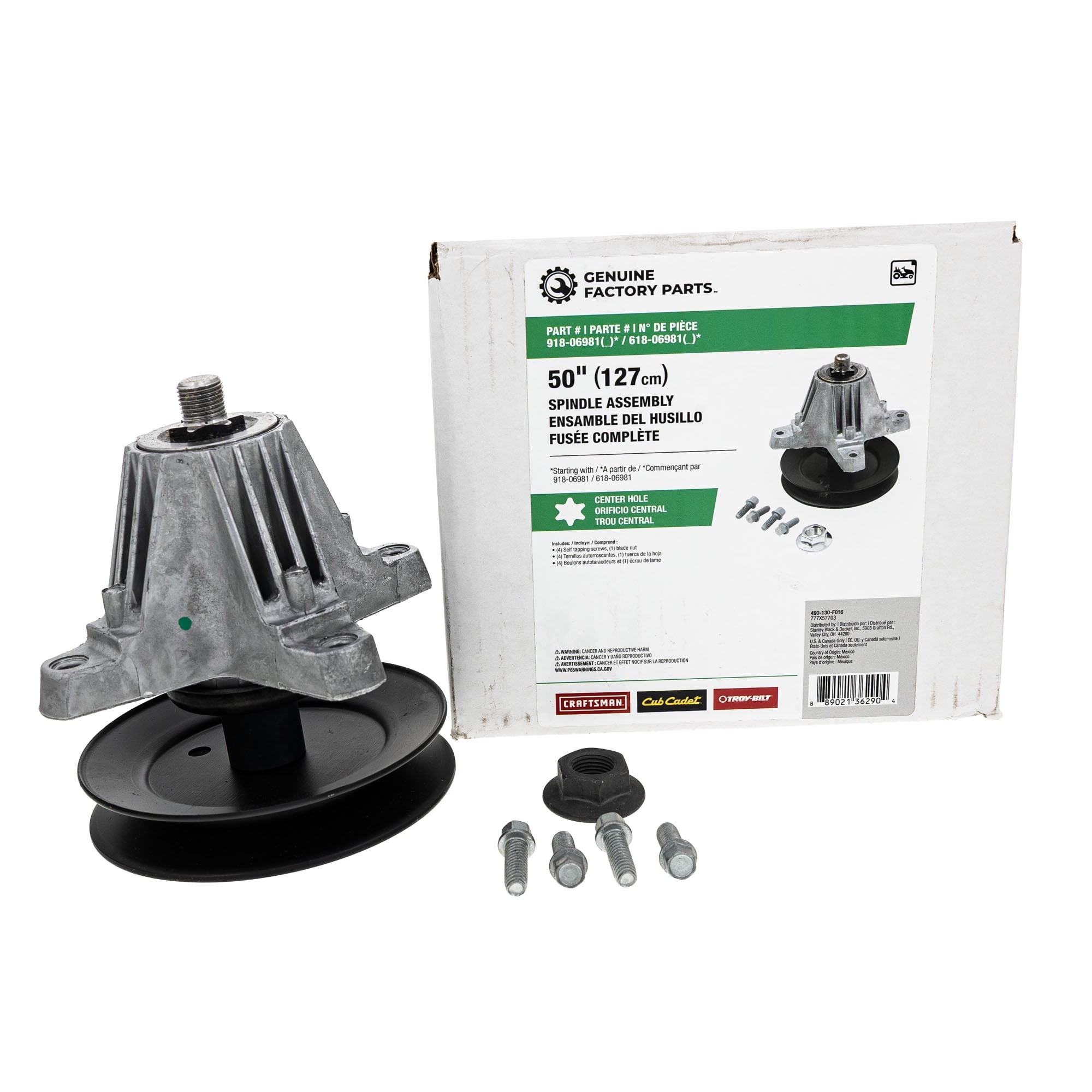 MTD 918-04423A Pulley Assembly Troy-Bilt LT-1800 LT-1855 LT-2200