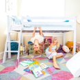 thumbnail image 4 of Max & Lily Twin Loft Bed, Solid Wood Loft Beds with Ladder for Kids, No Box Spring Needed, White, 4 of 4
