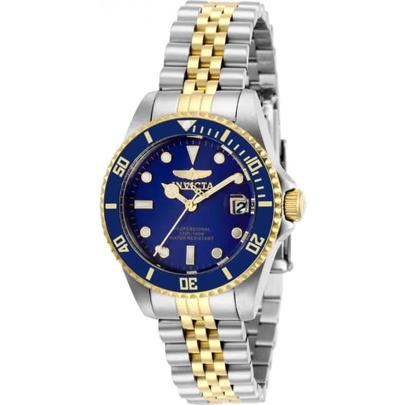 Invicta Womens Pro Diver Quartz Watch with Stainless Steel Strap, Two Tone, 16 Model: 29188