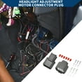 thumbnail image 3 of Unique Bargains 3 Pin Headlight Adjustment Motor Connector Plug Waterproof for Honda K Series K20 1 Set, 3 of 6