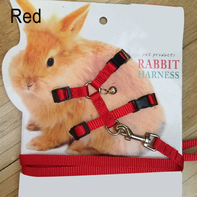 Soft Harness With Elastic Leash For Rabbit Bunny Comfortable Pet Supply New 
