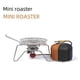 thumbnail image 1 of Mini barbacoa para acampar al aire libre, asador portátil de acero inoxidable 304, red de barbacoa plegable para acampar, 1 of 5