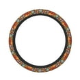 thumbnail image 6 of Kdxio Hippie Peace Love Print Elastic Stretch Steering Wheel Cover,Auto Steering Wheel Cover,15 Inch Anti-Slip,Warm in Winter and Cool in Summer,Fit Suvs,Vans Cars,Trucks, 6 of 7