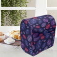 thumbnail image 3 of Nature Art Stand Mixer Cover, Hand Drawn Leafage of Vines Forest Foliage Botanical Jungle Beauty, Kitchen Appliance Organizer Bag Cover with Pockets, 5 Quarts, Indigo Purple Magenta, by Ambesonne, 3 of 4
