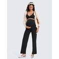 thumbnail image 5 of Pantalones anchos para maternidad CRZ YOGA Butterluxe Over Belly, 5 of 5