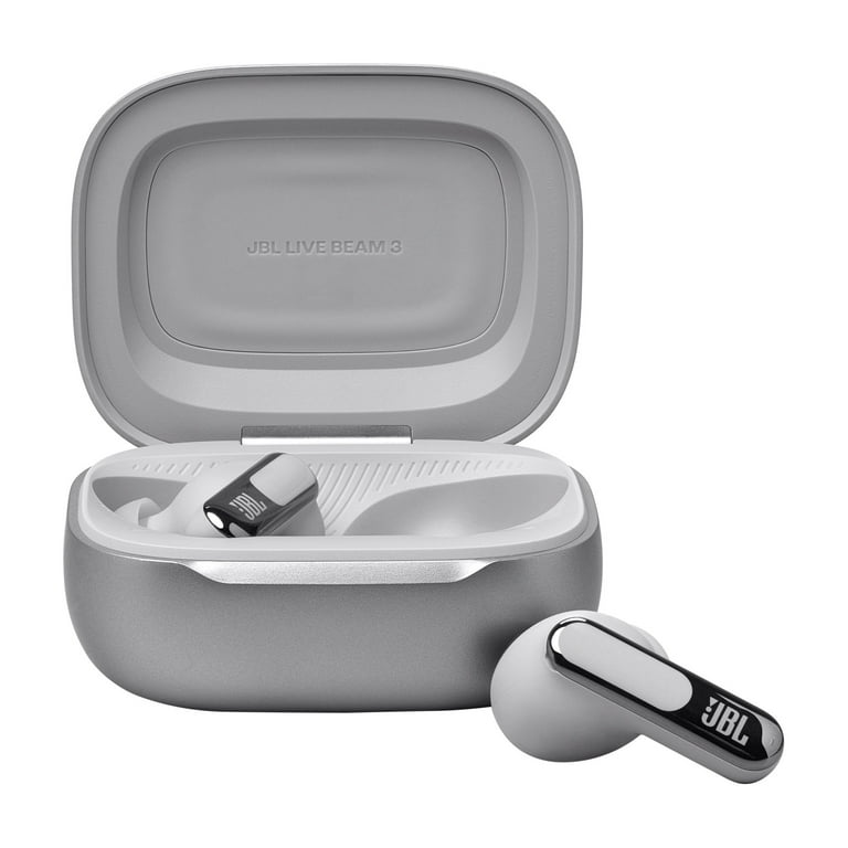 JBL Live Beam 3 True Wireless Earbuds in Silver