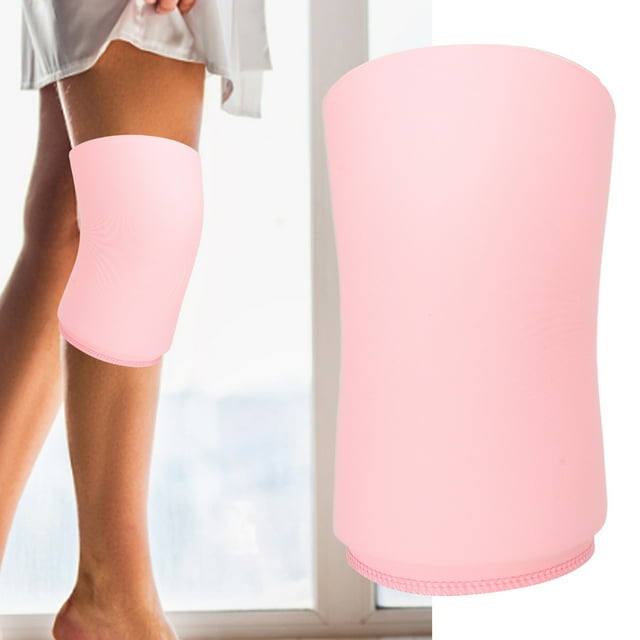 Wearable Gel Ice Wrap, Elbow Ice Pack 360 Degree Compression Form Fitting Safe Reusable Pain Relief for Leg Injuries for Hamstrings Large Size