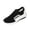Black, variant on Womens Orthopedic Shoes with Arch Support Stretch Knit Mesh Breathable Canvas Shoes Non-Slip Comfortable Closed Toe Sandals