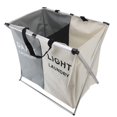 thumbnail image 1 of Laundry Basket, 2 Section Laundry Hamper  for Blankets, 1 of 7