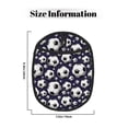 thumbnail image 3 of football soccer ball navyblue Pot Holders for Kitchen - Heat Resistant Oven Mitts Hot Pads with Pocket, Non Slip Silicone Pot Holders, Cuteness Hanging Loop Potholders for Kitchen Baking, 3 of 5