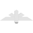 thumbnail image 4 of 36"W x 12"H x 4"D x 4"F, 8/12 Pitch, Kennewick Architectural Grade PVC Gable Bracket, 4 of 8