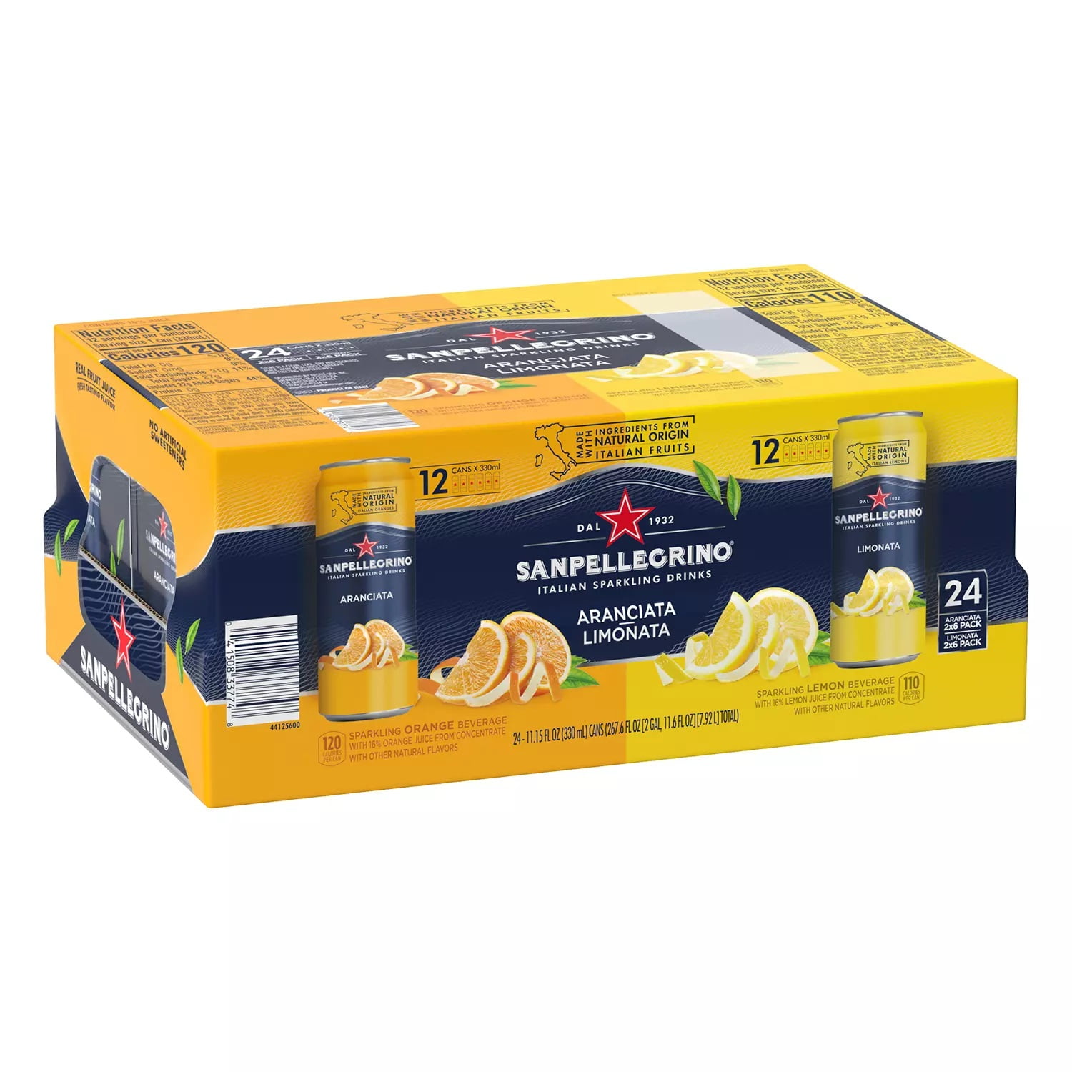 S.Pellegrino Sparkling Drink Variety Pack, 11.15 Fluid Ounce (Pack of ...