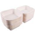 thumbnail image 3 of 50pcs Take out Food Containers Disposable Hamburger Container Burger Boxes, 3 of 5