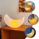 thumbnail image 3 of KAKOWELY 2 lámparas de noche con forma de luna, luces LED para dormitorio, lámparas de noche de escritorio, lámparas de ambiente, 3 of 4
