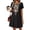 Black, variant on AJGRHE Women’s Lightweight Cotton Linen Boho Dress, Floral Embroidered Sleeveless Tunic for Beach and Outdoor Activities Beige S
