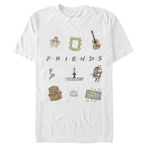 Men's Friends Series Icon Cartoons Graphic T-Shirt
