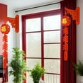 thumbnail image 3 of Abbraccia 2 Pieces Chinese New Year Hanging Decorations 2024 Characters Door Sign for Holiday Bedroom Lunar Year Celebration D, 3 of 7