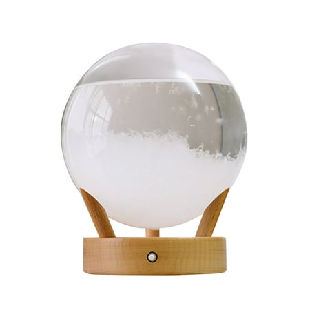 

Glass Weather Station Light Up Weather Forecaster Home Decor