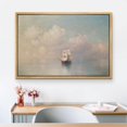 thumbnail image 3 of HFDF Canvas Prt Wall Art Vtage Retro Sailg Ship Ocean Sean Nature Wilderness Illustrations Fe Art Decorative Landscape Colorful for Livg Room, Bedroom, Office - Natural 16x12inch Framed, 3 of 5