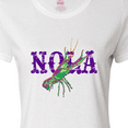 thumbnail image 4 of Inktastic NOLA Mardi Gras Crayfish in Purple Women's T-Shirt, 4 of 5