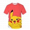 thumbnail image 1 of Ropa de verano para niños, juego de Pikachu, camiseta 3D, ropa de dibujos animados para niños, camiseta gráfica de Anime para niños, ropa para niños, talla 3-14T130 heqiyong CONDUJO, 1 of 2