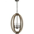 thumbnail image 2 of Capital Lighting 529142 4 Light 19" Wide Taper Candle Chandelier - Grey, 2 of 7