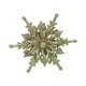 thumbnail image 2 of Adornos navideños de copo de nieve de 12 cm | Adornos colgantes de plástico para árbol | Decoración navideña blanca y verde para ventana (1 unidad), 2 of 6