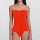 thumbnail image 2 of MKLEKYY Trajes De Baño Mujer 2 Piezas Women Bikini Set Leaf Printed Sleeveless Two Piece Beach Wear Hot Sexy Swimwears Tankinis Set, 2 of 4