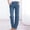 A04, variant on Women's High Rise Straight Leg Jeans with Elastic Waist Stretch Denim Full Length Pants