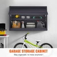 thumbnail image 2 of Metal Storage Cabinet, 20 Inch Tall, Wall Mount, 120lbs Capacity, 2 of 6