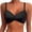 Black, variant on Bikini Tops for Women Twist Front Push Up Underwire Padded Bra Swimsuit Top Bathing Suit Tops