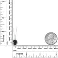 thumbnail image 5 of Gem Stone King 2.79 Ct Cushion Black Onyx 925 Sterling Silver Pendant with Chain, 5 of 5