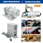 Loyalheartdy SM-801 Electric Leather Skiving Thinning Machine Industrial Leather Shovel Skin Cutter Tool for Leather Shoes Gloves Belts Thining 1200RPM 50mm