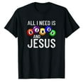 thumbnail image 1 of AALJY All I Need Is Bingo And Jesus Bingo Player Gambling Bingo T-Shirt, 1 of 1