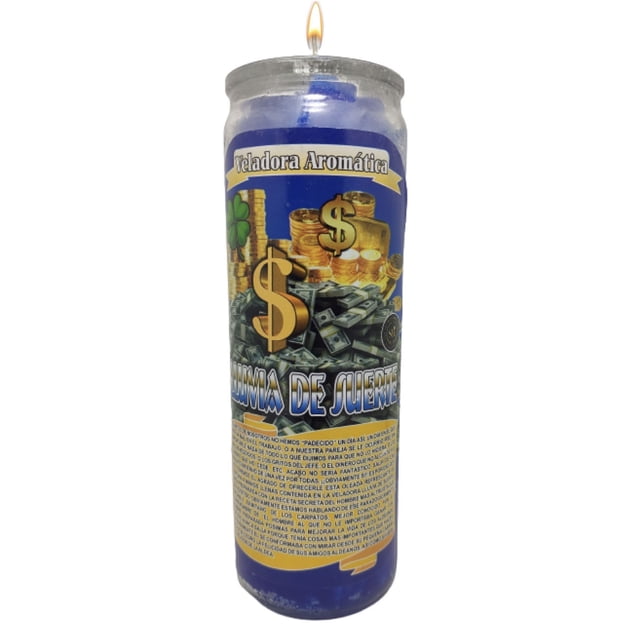 Veladora Lluvia de Suerte | Abundancia, Prosperidad, Estabilidad Financiera, Vela Aromática de Intención Preparada