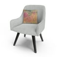 thumbnail image 3 of Garden Nostalgia' Pink Modern Motif By Sheila Golden 16 X 16 Decorative Throw Pillow, 3 of 4