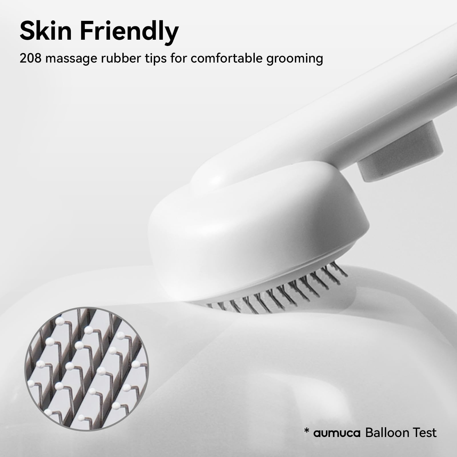 Aumuca Cat Brush with Self-Cleaning Button photo 6
