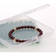 thumbnail image 4 of Paialco Clear Plastic Flat Rectangle Storage Box for Beads and Tools, 3 Inches, 4 of 5
