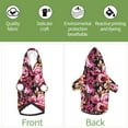 thumbnail image 6 of Sikiie Rose Flowers Dog Hoodie,Dog Clothes,Dog Sweatshirt ,Dog Shirt, Dog Clothes for Puppy Kitten Small Dogs Cats-Small, 6 of 7